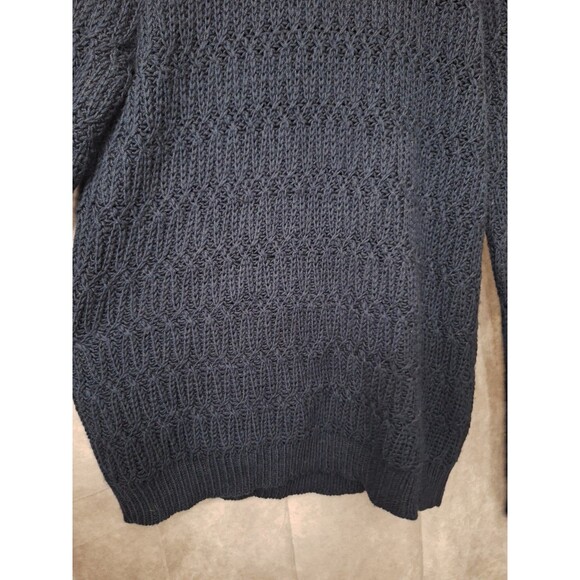 Nordstrom Men's Shop Thick Chunky Knit Turtleneck Sweater Men's XL Wool Blend - Picture 10 of 13